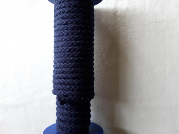 Baumwollkordel 100% Baumwolle 8mm marine