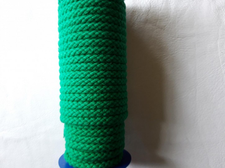 Baumwollkordel 100% Baumwolle 8mm grün